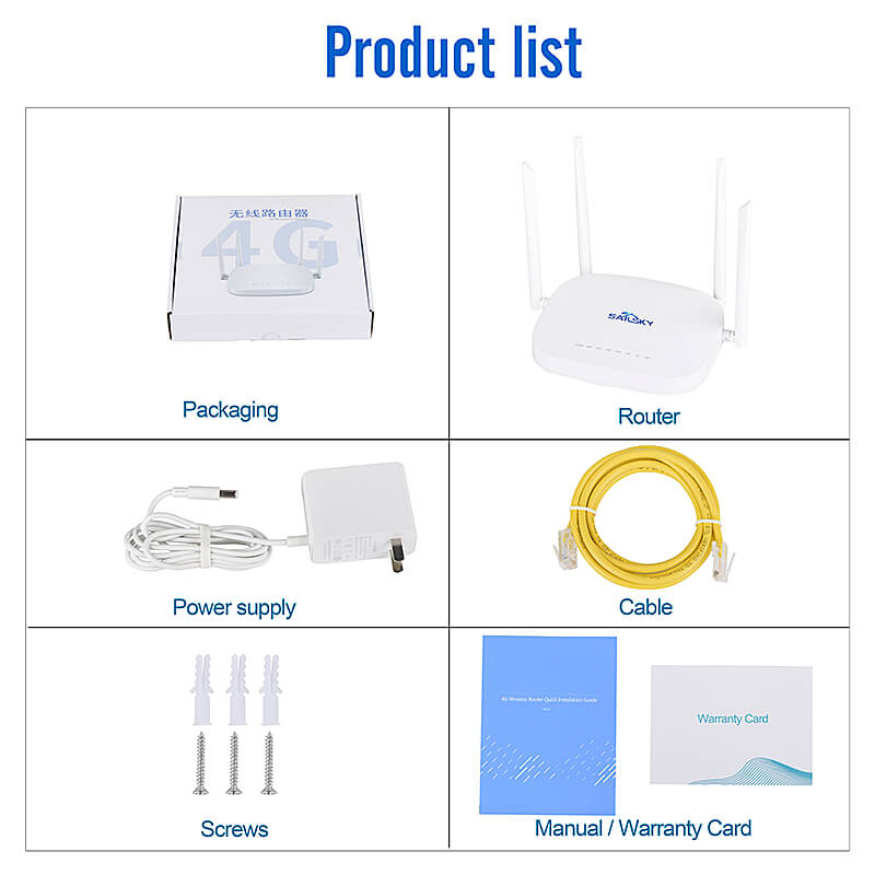 Sailsky XM220 4G Router CPE - Indoor Wireless LTE Router WiFi