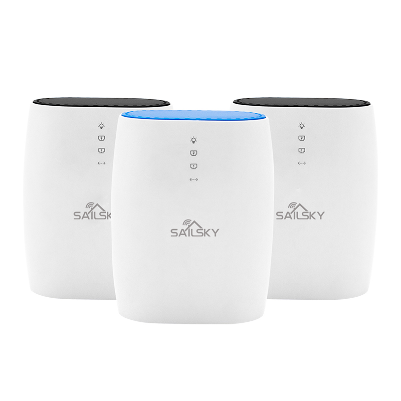 Sailsky 2.4GHz 5GHz Dual Band Whole Home Mesh WiFi System