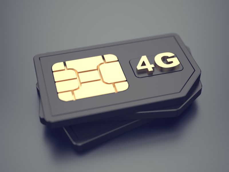 Clean your 4g router sim card
