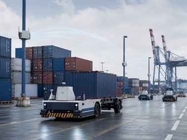 Port and yard vehicles connected through industrial WiFi roaming